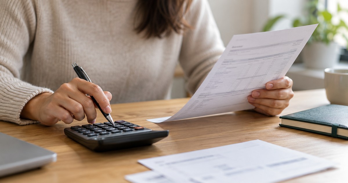 Payslip and calculator used to calculate tax on a South African annual bonus
